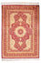 Alfombra persa - Ghom - 147 x 102 cm - rojo oscuro