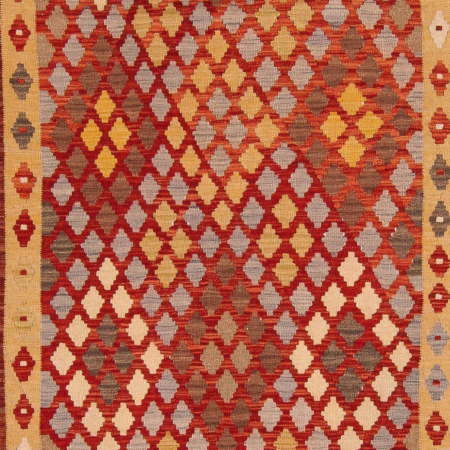 Alfombra Kelim - Splash - 304 x 204 cm - multicolor