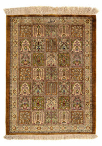 Alfombra persa - Ghom - 75 x 58 cm - multicolor