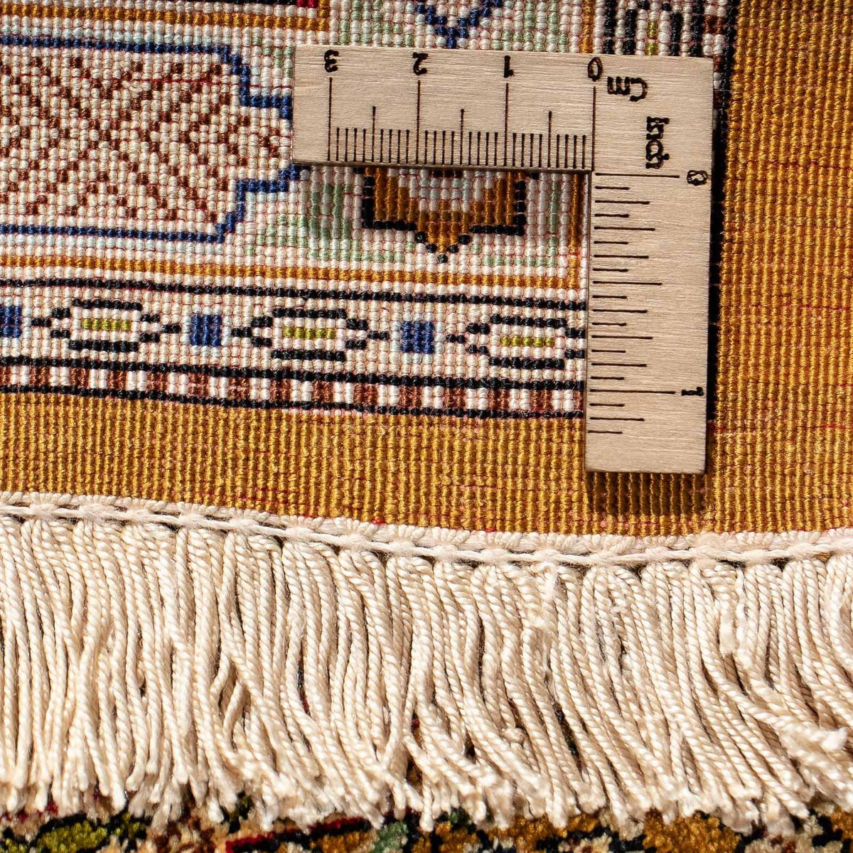 Alfombra persa - Ghom - 75 x 58 cm - multicolor