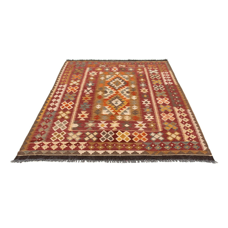 Alfombra Kelim - Splash - 201 x 153 cm - multicolor