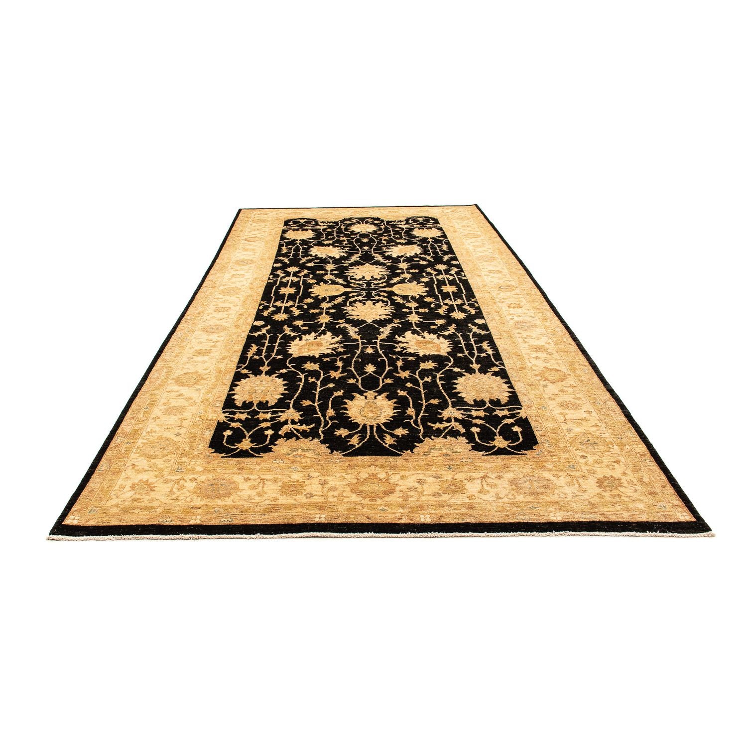Alfombra Ziegler - 408 x 202 cm - azul oscuro