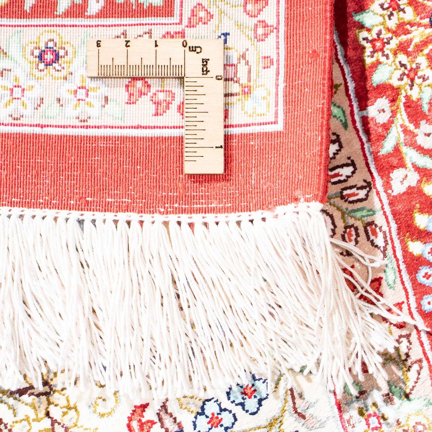 Alfombra persa - Ghom - 158 x 103 cm - beige