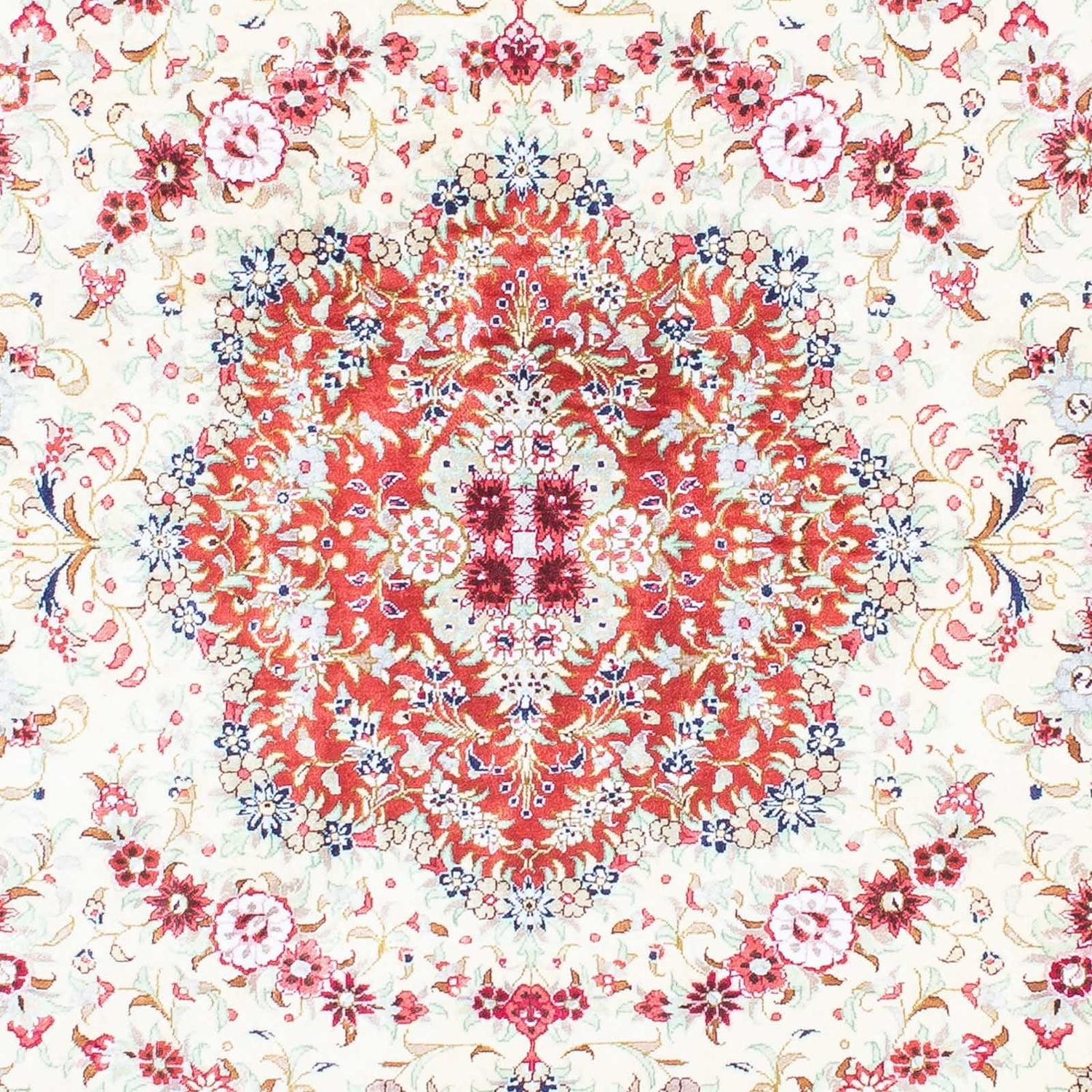 Alfombra persa - Ghom - 155 x 102 cm - beige