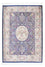 Alfombra persa - Ghom - 119 x 82 cm - azul oscuro