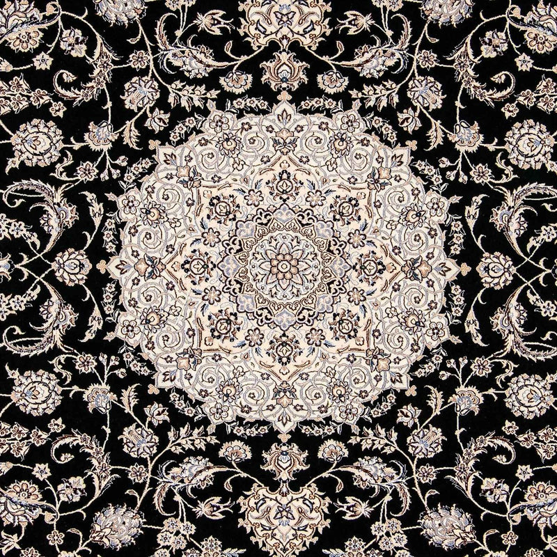 Alfombra Persa - Nain - Prima - 304 x 215 cm - azul oscuro