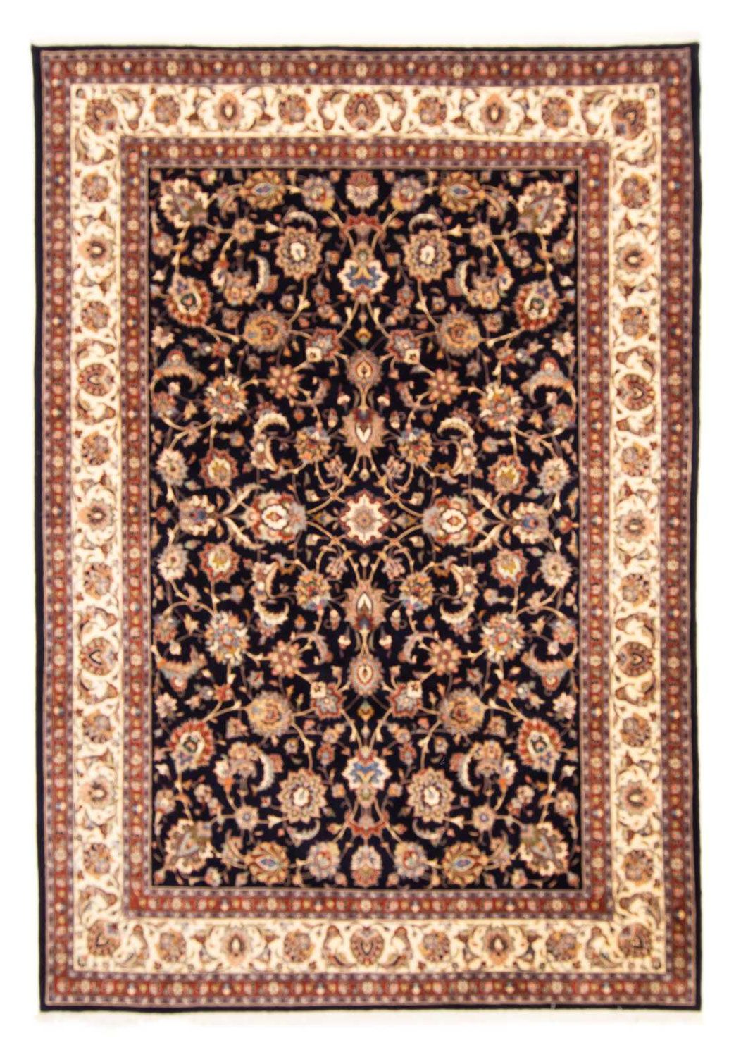 Alfombra persa - Clásica - 350 x 251 cm - azul oscuro