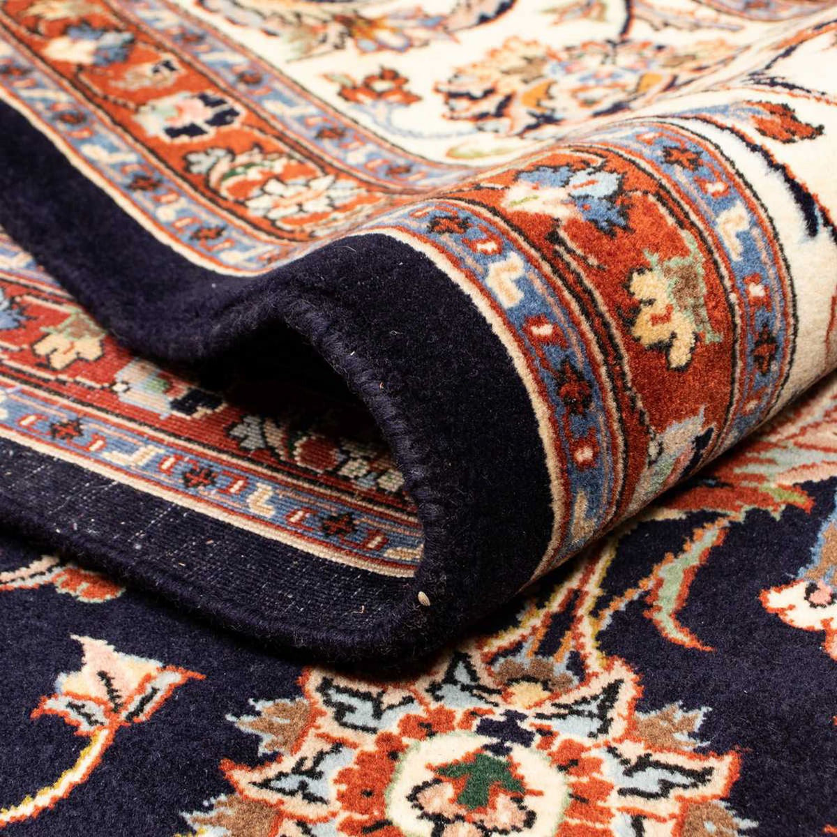 Alfombra persa - Clásica - 350 x 251 cm - azul oscuro