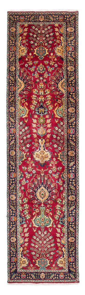 Alfombra de pasillo Alfombra persa - Tabriz - 400 x 105 cm - rojo