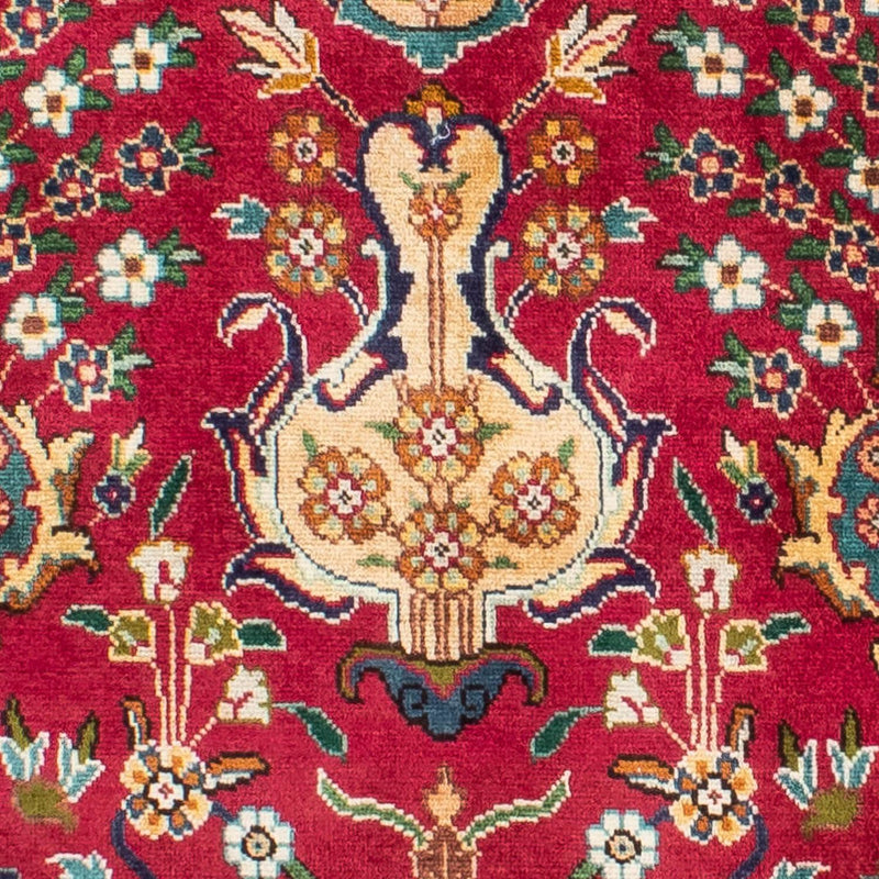 Alfombra de pasillo Alfombra persa - Tabriz - 400 x 105 cm - rojo