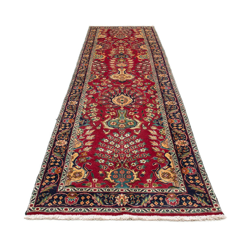Alfombra de pasillo Alfombra persa - Tabriz - 400 x 105 cm - rojo