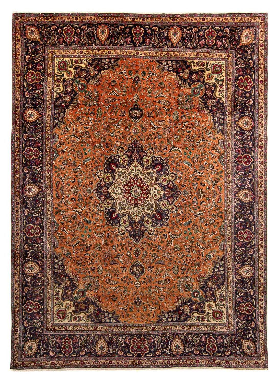 Alfombra persa - Tabriz - 405 x 308 cm - óxido
