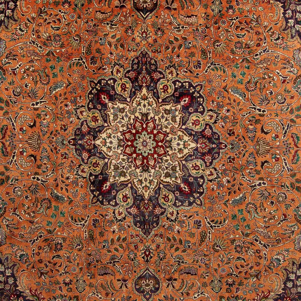 Alfombra persa - Tabriz - 405 x 308 cm - óxido