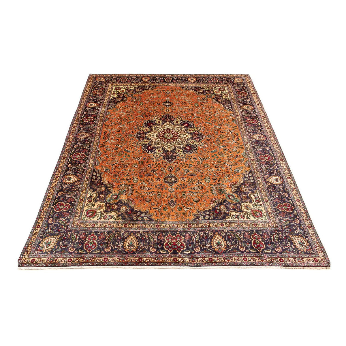 Alfombra persa - Tabriz - 405 x 308 cm - óxido