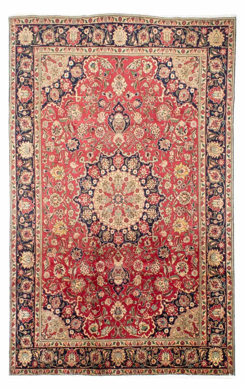 Alfombra persa - Tabriz - 310 x 200 cm - rojo claro