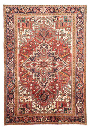 Alfombra persa - Nómada - 290 x 203 cm - rojo claro