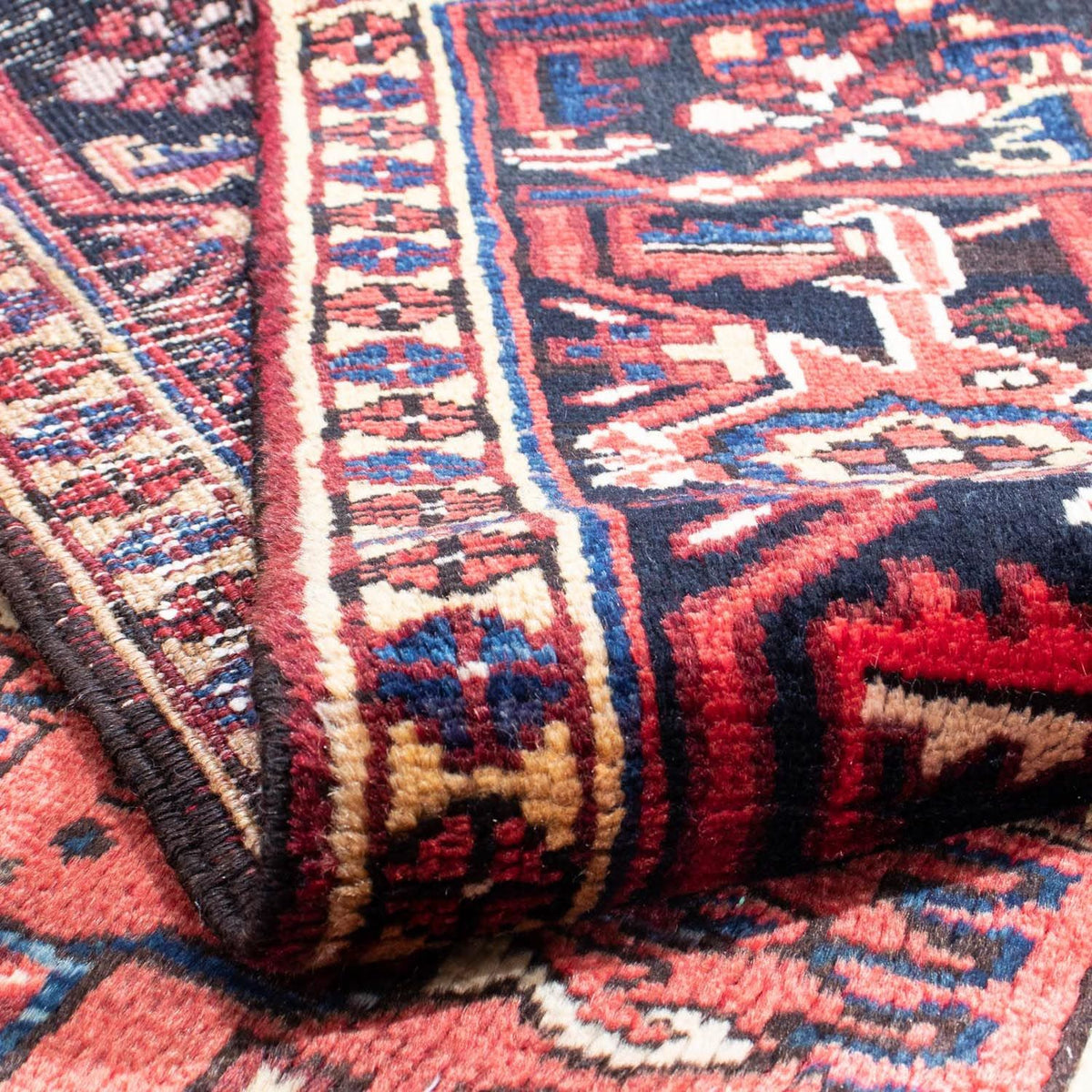 Alfombra persa - Nómada - 280 x 195 cm - rojo claro