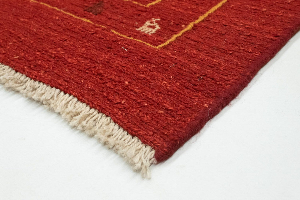 Alfombra Gabbeh - Persa - 178 x 120 cm - rojo