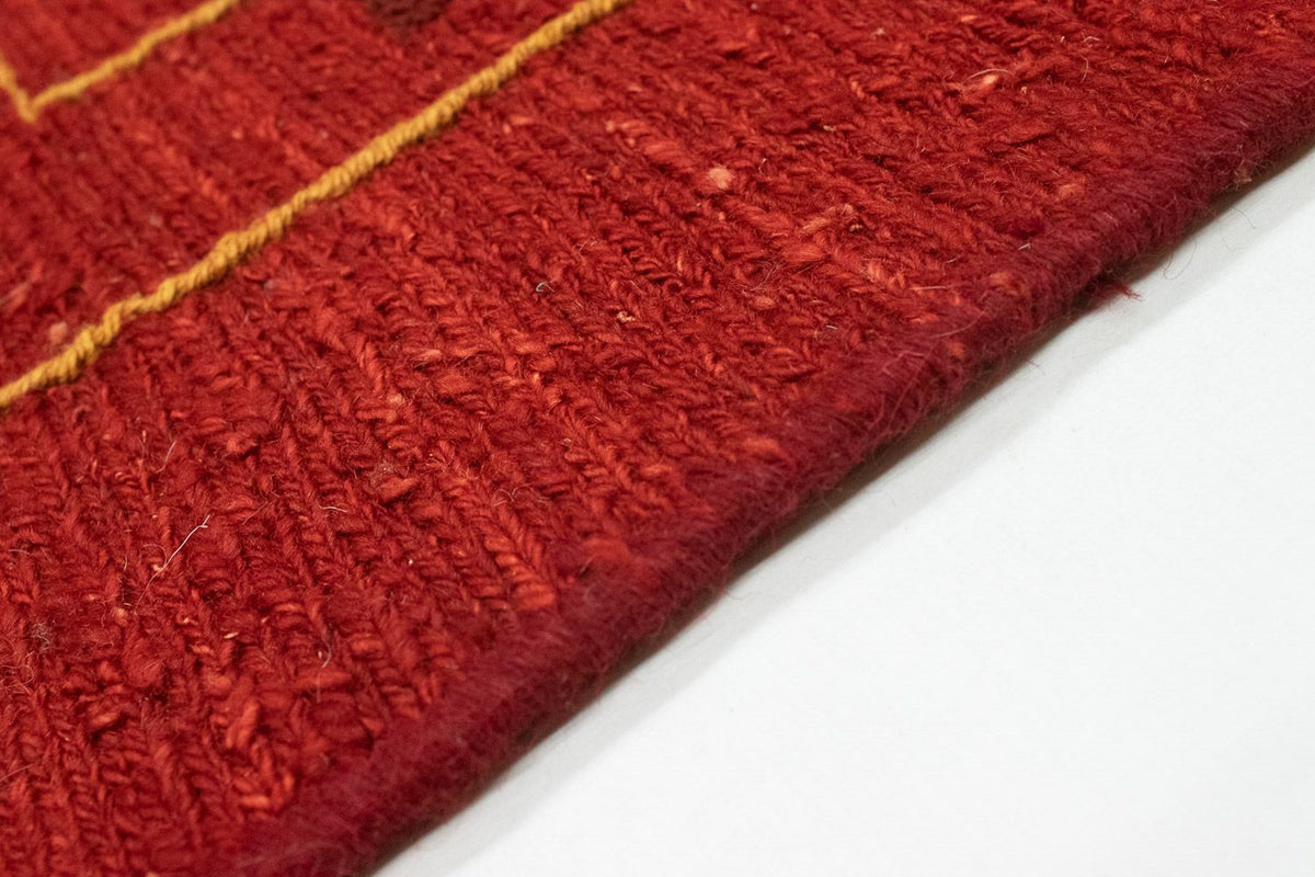 Alfombra Gabbeh - Persa - 178 x 120 cm - rojo