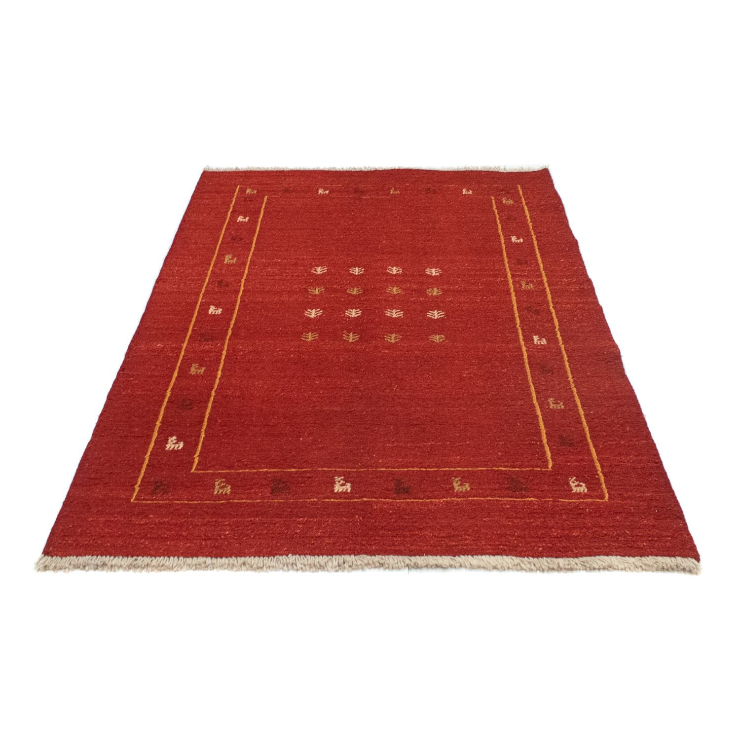 Alfombra Gabbeh - Persa - 178 x 120 cm - rojo