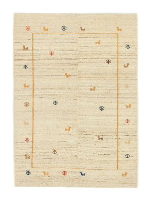 Alfombra Gabbeh - Persa - 143 x 97 cm - beige