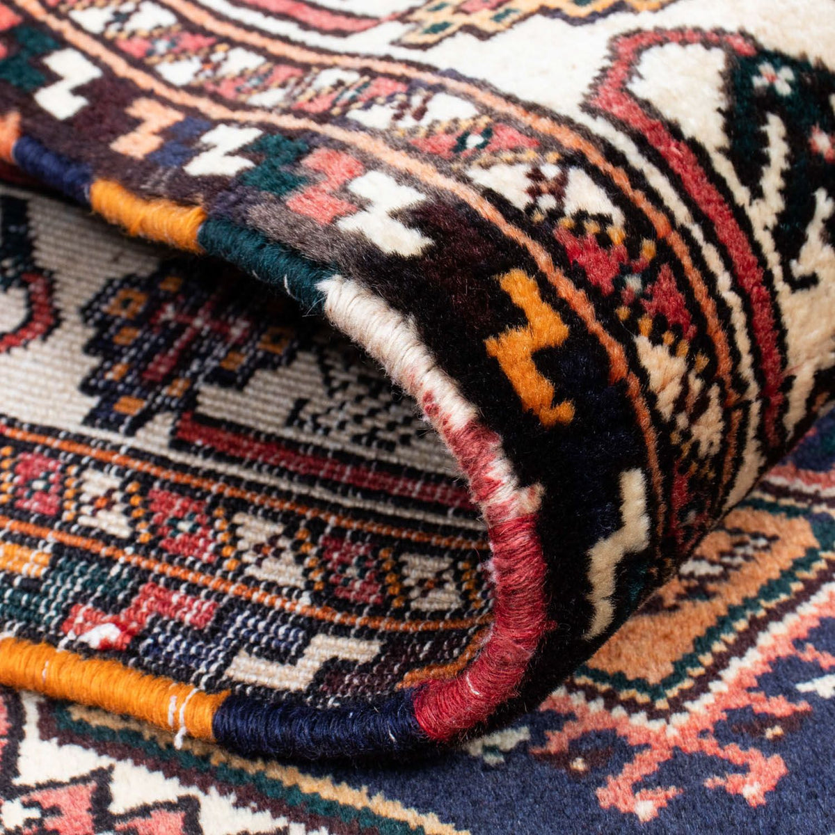 Alfombra de pasillo Alfombra persa - Nómada - 400 x 100 cm - rojo claro