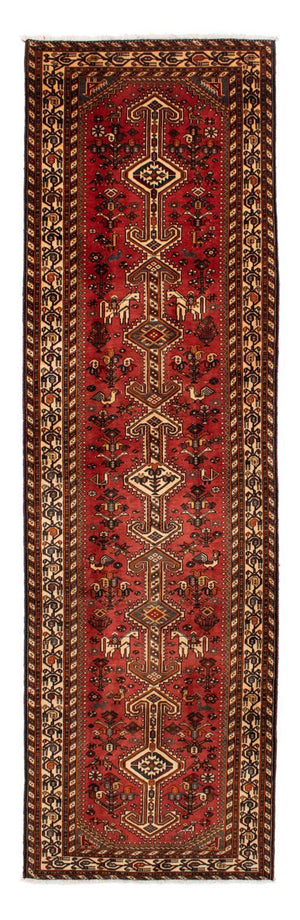 Alfombra de pasillo Alfombra persa - Nómada - 393 x 115 cm - rojo claro