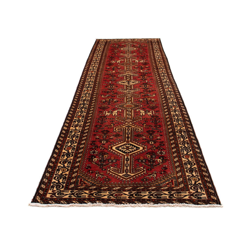 Alfombra de pasillo Alfombra persa - Nómada - 393 x 115 cm - rojo claro