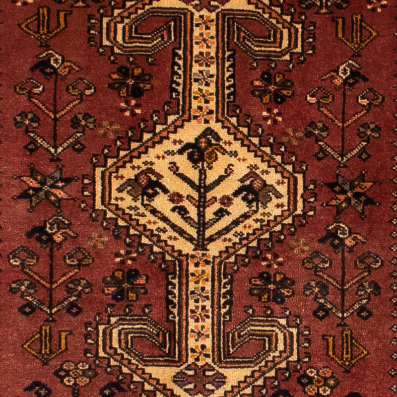 Alfombra de pasillo Alfombra persa - Nómada - 394 x 93 cm - marrón