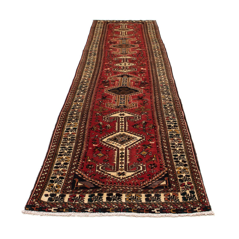 Alfombra de pasillo Alfombra persa - Nómada - 400 x 105 cm - rojo
