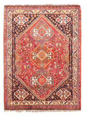 Alfombra persa - Nómada - 155 x 112 cm - rojo