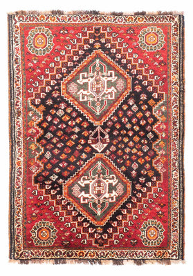 Alfombra persa - Nómada - 157 x 113 cm - azul oscuro