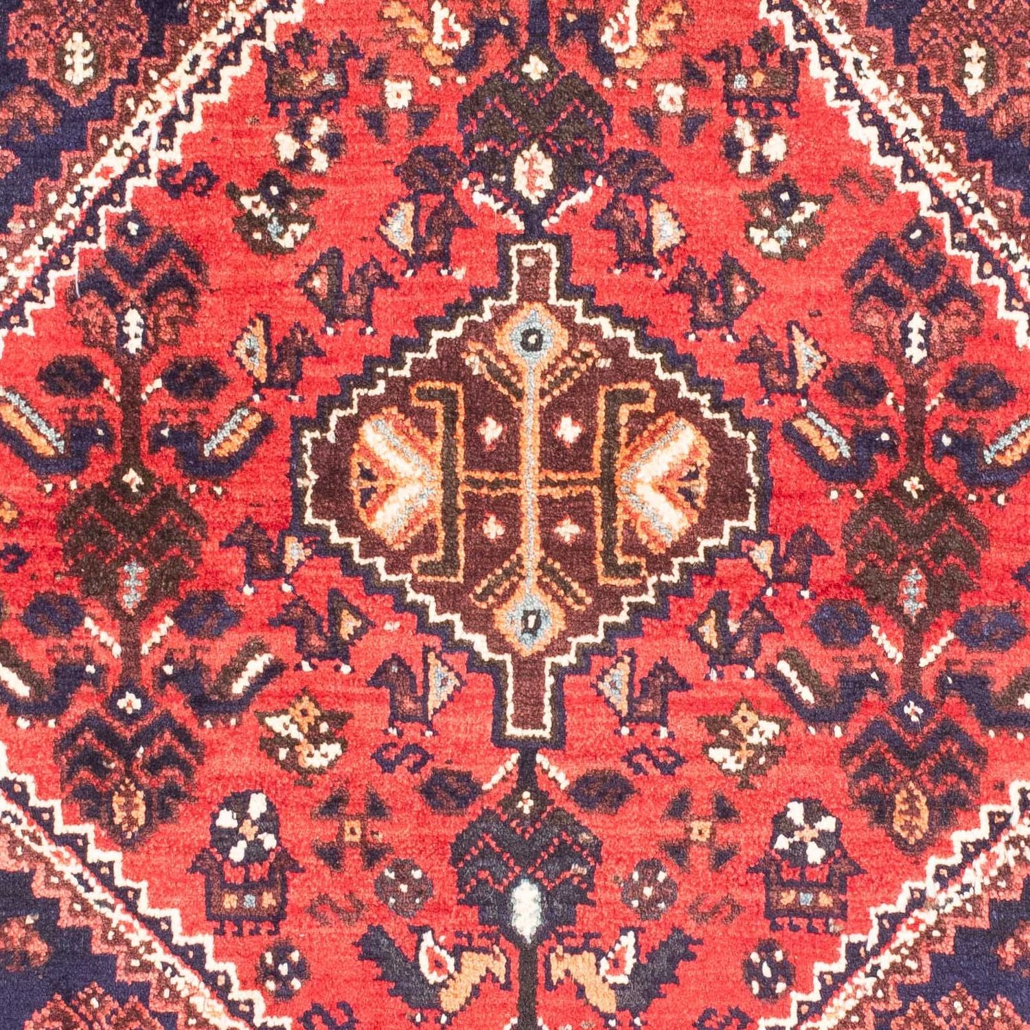 Alfombra persa - Nómada - 164 x 118 cm - azul oscuro