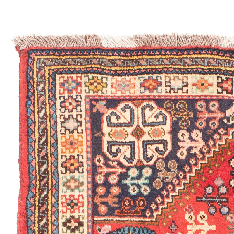 Alfombra persa - Nómada - 175 x 110 cm - rojo oscuro