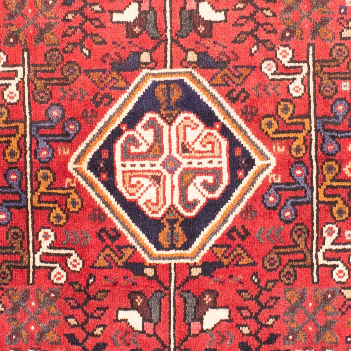 Alfombra persa - Nómada - 153 x 106 cm - rojo oscuro