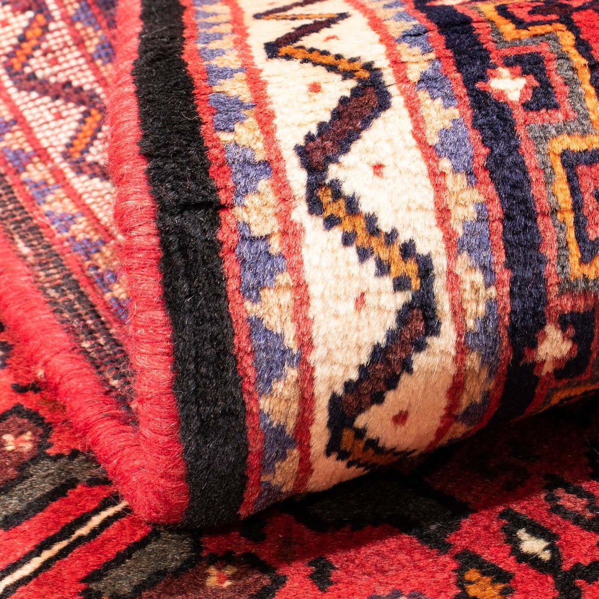 Alfombra persa - Nómada - 153 x 106 cm - rojo oscuro