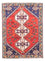 Alfombra persa - Nómada - 145 x 110 cm - rojo oscuro