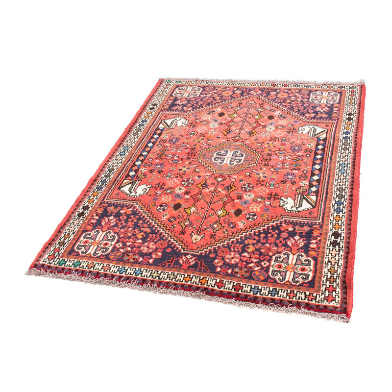 Alfombra persa - Nómada - 143 x 108 cm - rojo claro