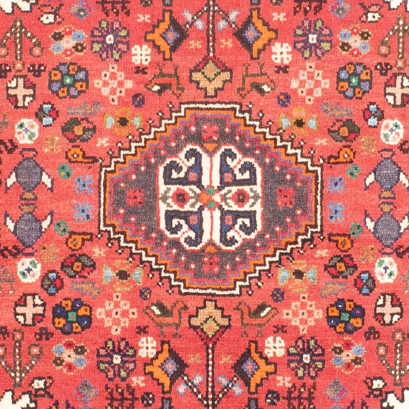 Alfombra persa - Nómada - 148 x 104 cm - rojo claro
