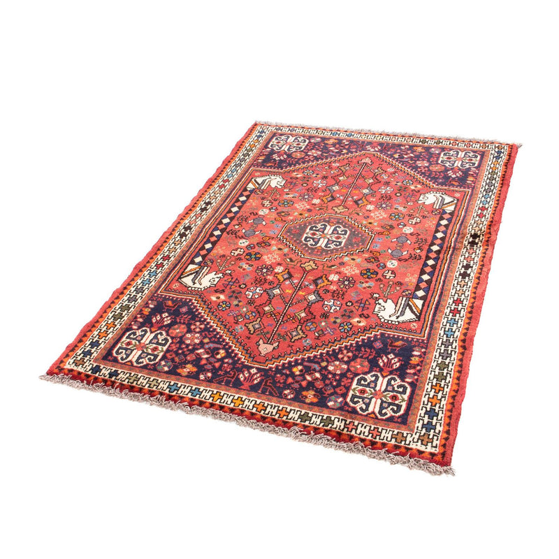 Alfombra persa - Nómada - 148 x 104 cm - rojo claro
