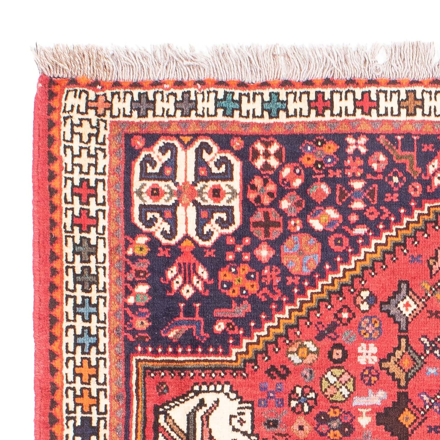 Alfombra persa - Nómada - 144 x 103 cm - rojo