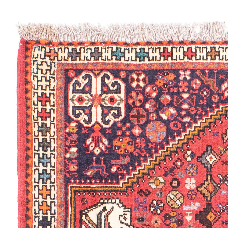 Alfombra persa - Nómada - 144 x 103 cm - rojo