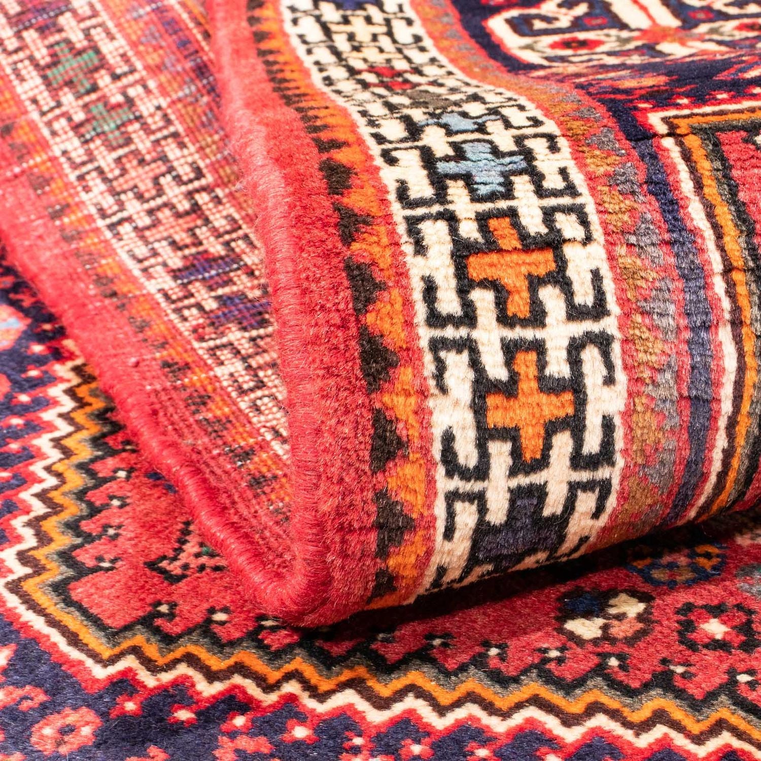 Alfombra persa - Nómada - 144 x 103 cm - rojo
