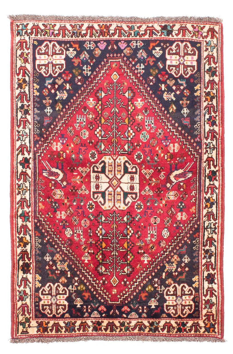 Alfombra persa - Nómada - 167 x 110 cm - rojo