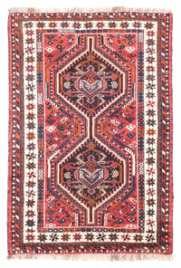 Alfombra persa - Nómada - 155 x 110 cm - rojo