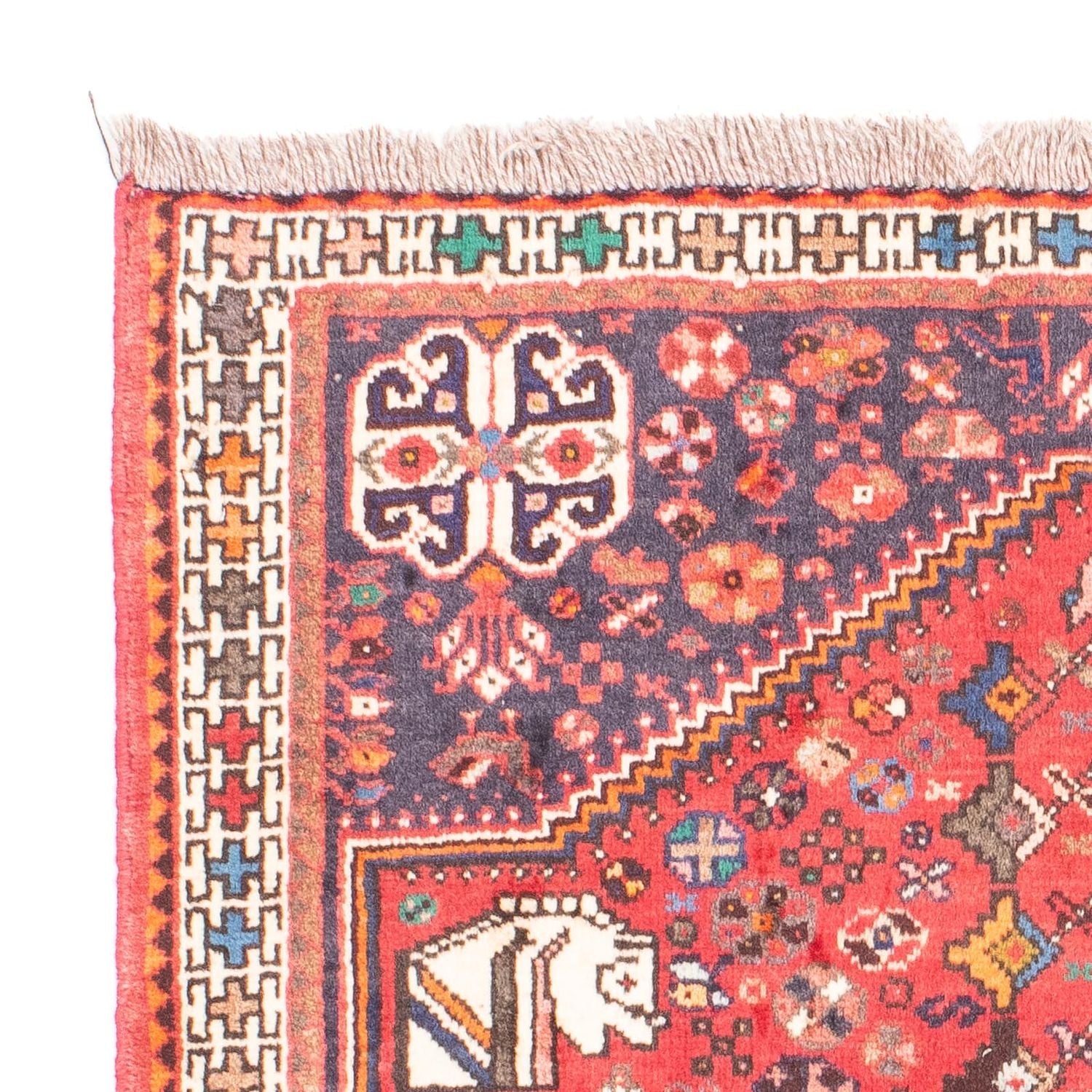 Alfombra persa - Nómada - 143 x 106 cm - rojo