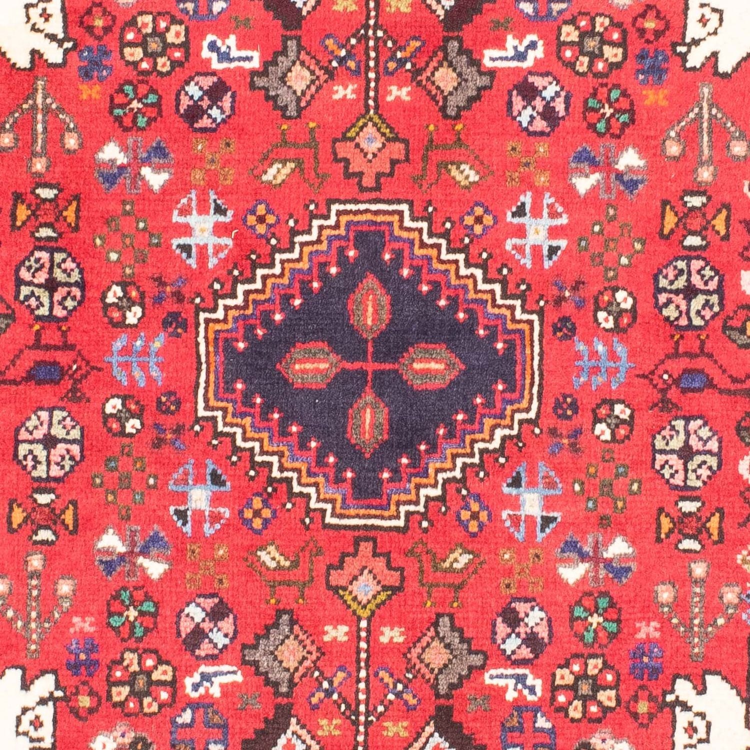 Alfombra persa - Nómada - 148 x 105 cm - rojo