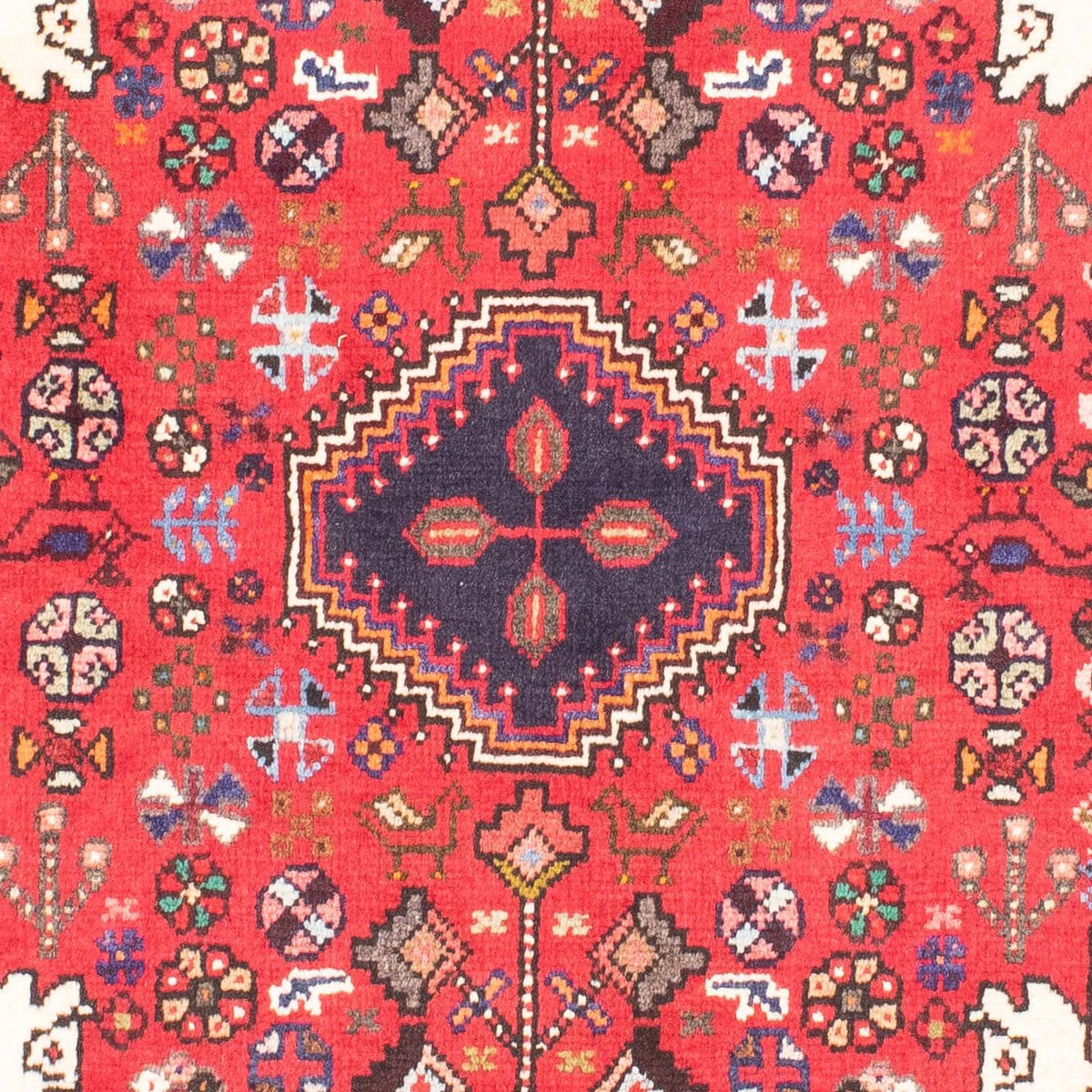 Alfombra persa - Nómada - 148 x 105 cm - rojo
