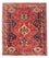 Alfombra persa - Nómada - 145 x 120 cm - rojo oscuro