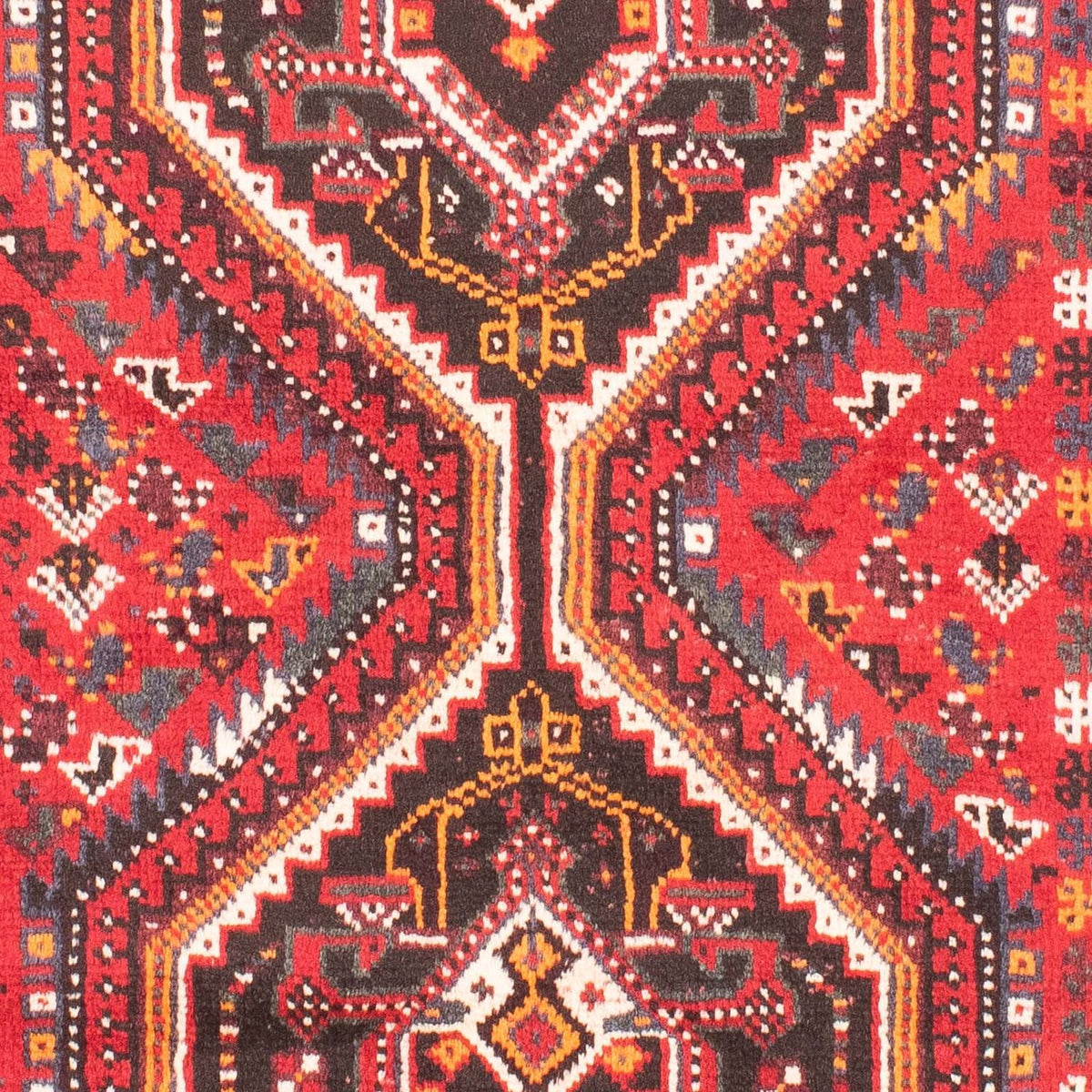 Alfombra persa - Nómada - 158 x 110 cm - rojo oscuro